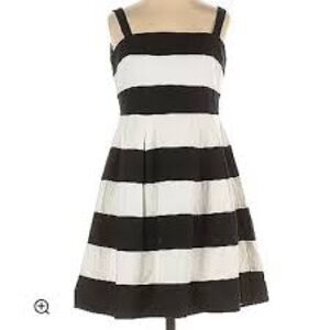 Black and White Striped Dress
